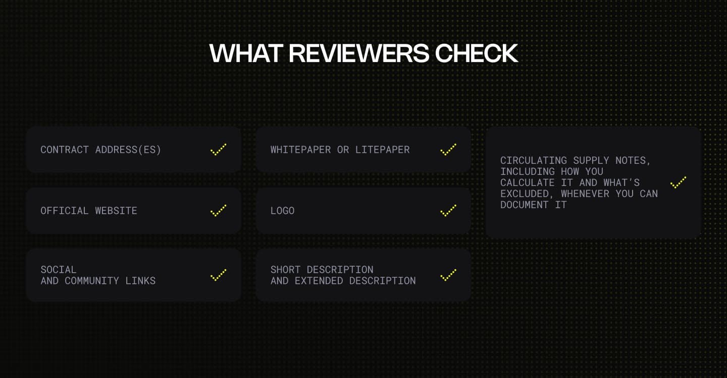 what reviewers check