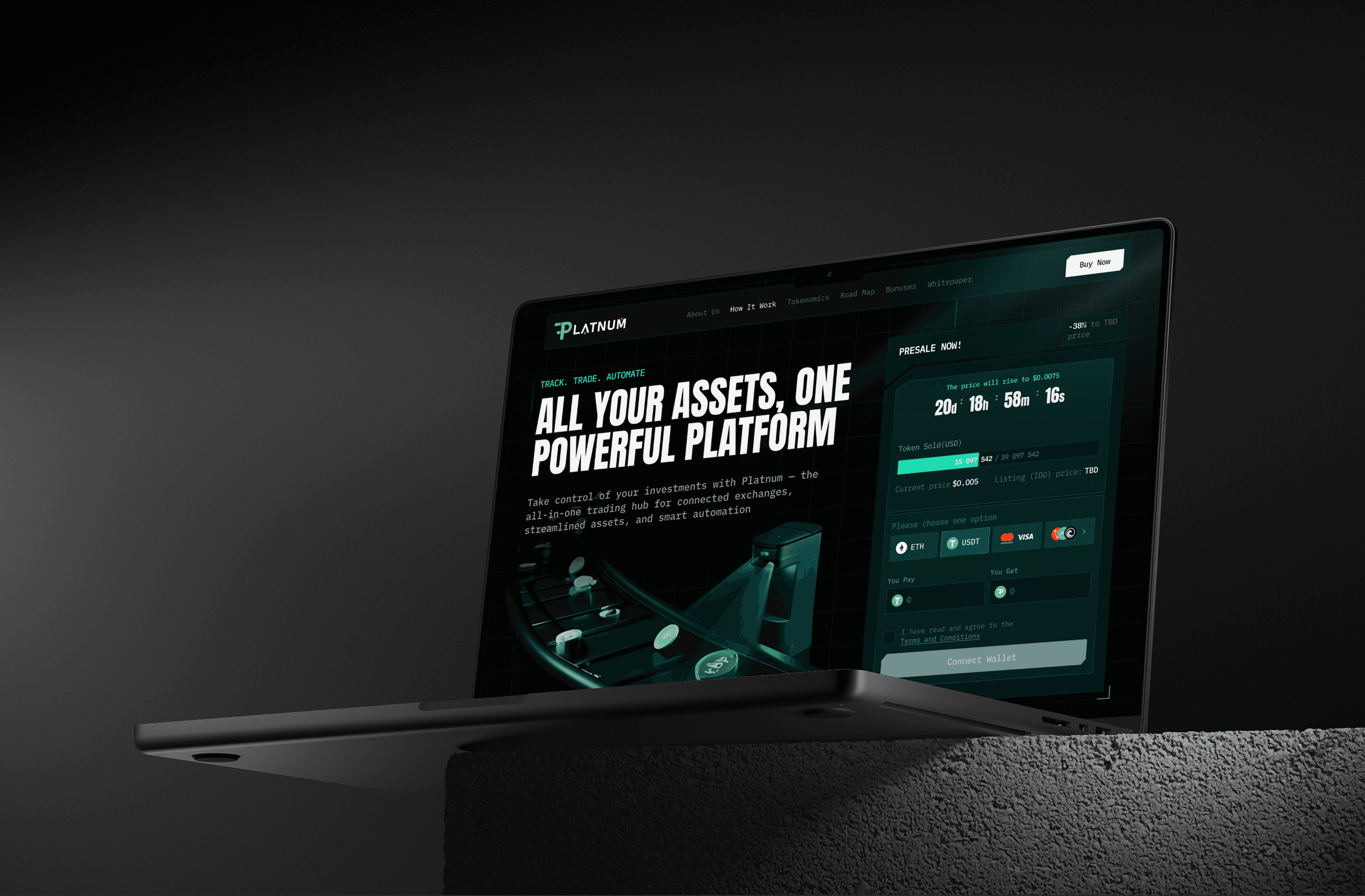 Platnum — Pre-sale page