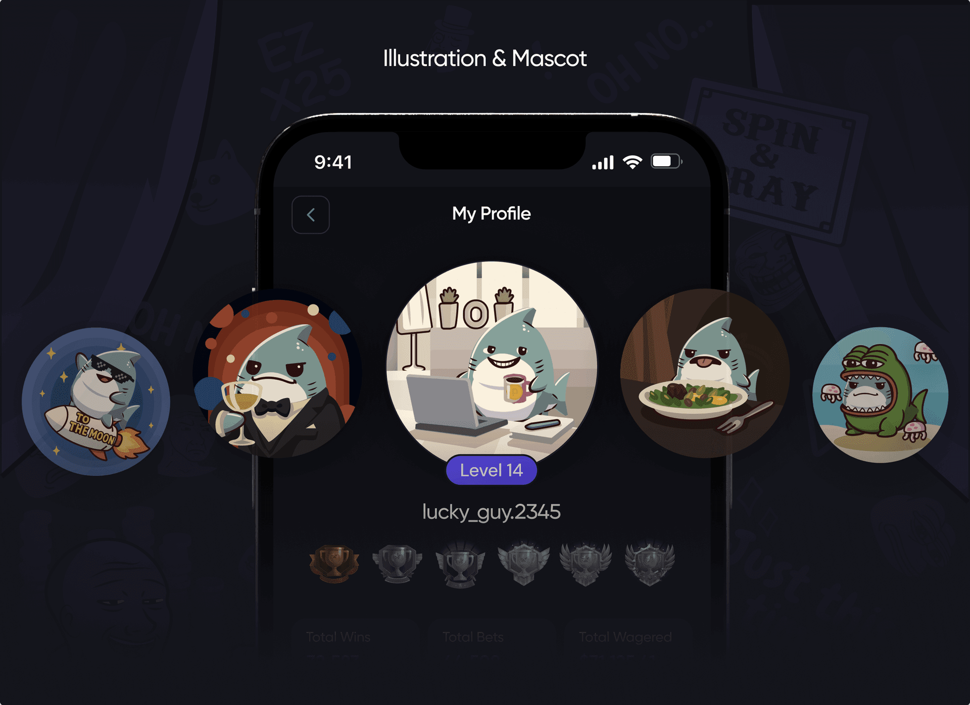 illustration and mascot